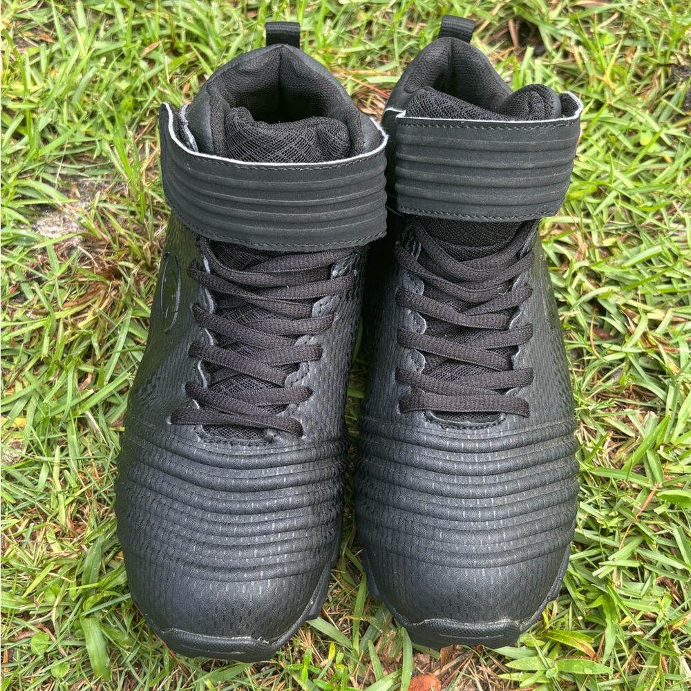 Rawlings Black High-Top Athletic Shoes